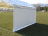 Mur (rideau) de tente  de largeur 8 m en toile blanche