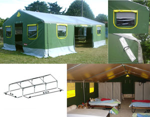 Tente Marabout Aquitaine - Activités/couchage