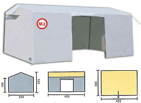 Mini-Marabout Carbet Cantine PVC M2