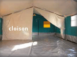 Cloison mobile opaque - Tente   Aquitaine