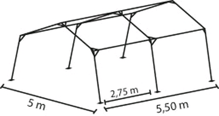 Armature tente Polyluxe ou Polyforum