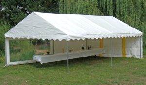 Tente ceremonie homologuee largeur 3m - module de base