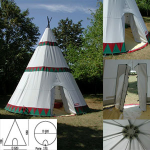 Tipi indien haut de gamme