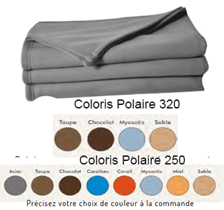 couvertures polaire pour couchage en centre de vacances