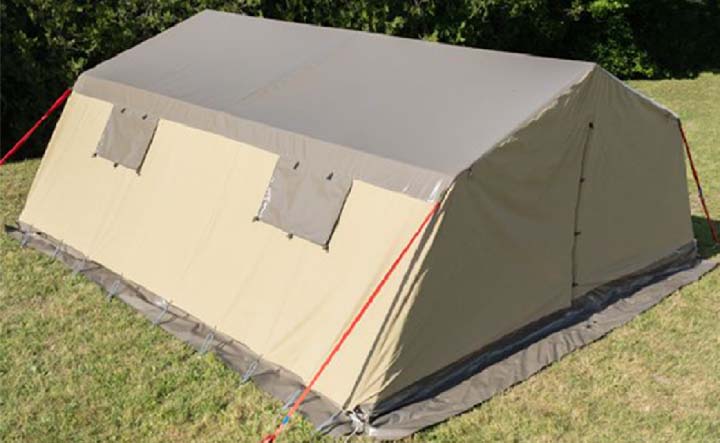 Tente type marabout pour centre de vacances et de loisirs