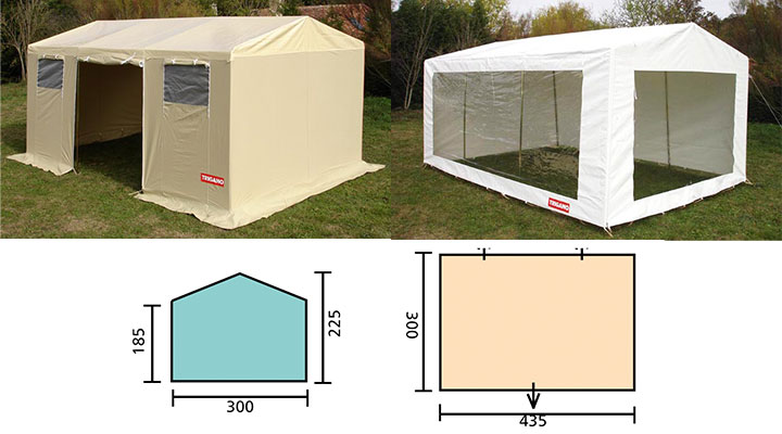 Tente cuisne, repas, infirmerie, intendance , facile  tranporter pour sjour en plein air