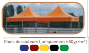 Choix de differents coloris pour stand pliant alu qualit professionnelle